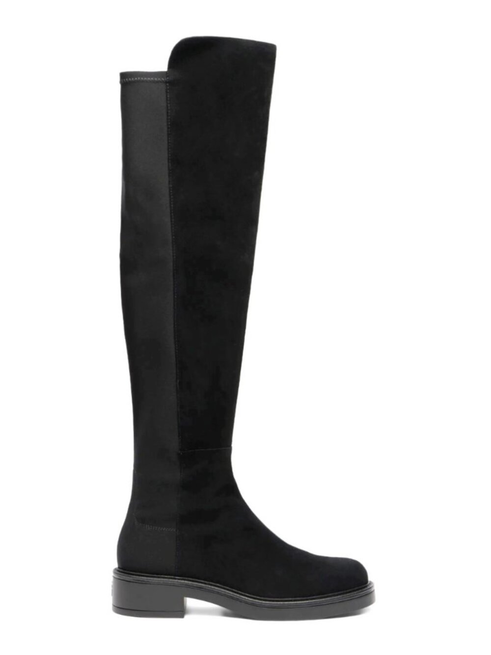 $1100 STUART WEITZMAN 5050 Celia over-the-knee boots SUEDE BLACK 6.5 (PD4)